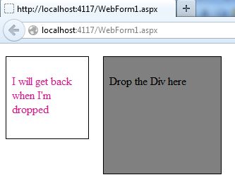 not allowing to drag